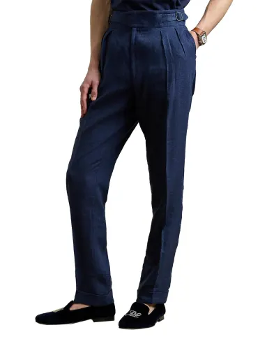 Ralph Lauren Purple Label Лляні штани - Артикул: 798967887001