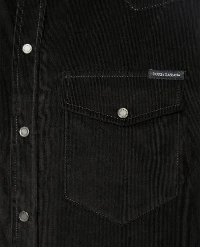 Dolce&Gabbana Сорочка з вельвету - Артикул: G5MA1T-GJ589