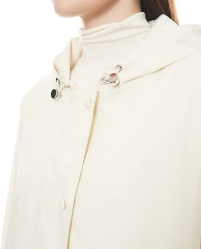 Yves Salomon Куртка з капюшоном - Артикул: 26EFV03373L04W