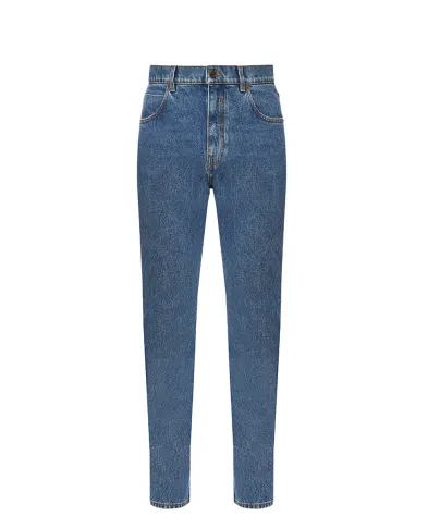 Balmain Джинсы прямого кроя из денима - Артикул: GH1MI043DG08
