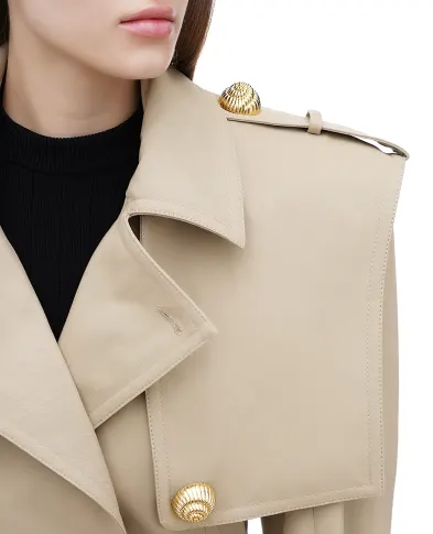 Balmain Тренч - Артикул: DF0TL155CF48