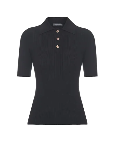 Dolce&Gabbana Поло в рубчик - Артикул: FXZ16Z-JFMHG