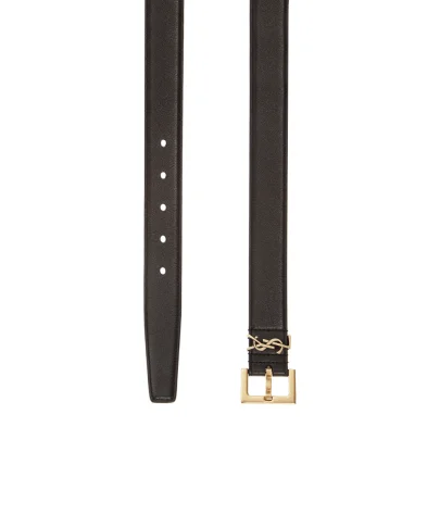 Saint Laurent Кожаный ремень - Артикул: 634437-BOO0W