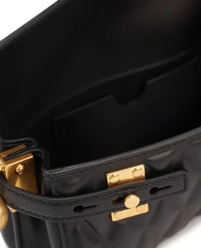 Balmain Кожаная сумка B-Buzz 19 - Артикул: EN1AE742LHLB