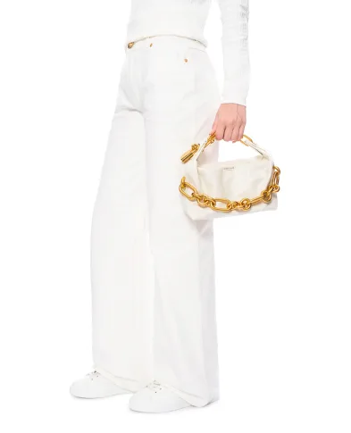 Balmain Шкіряна сумка Sync - Артикул: FN1AD001LBFO