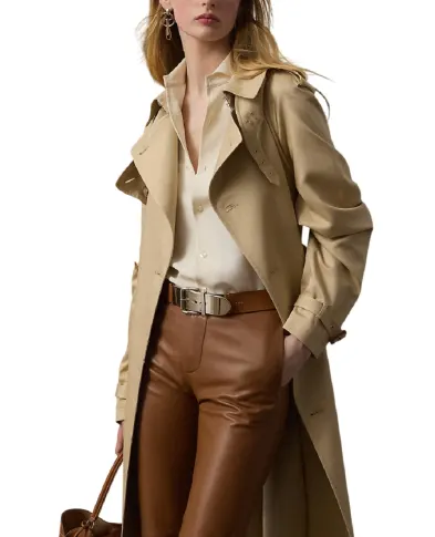 Ralph Lauren Collection Тренч Alecia из шёлка и хлопка - Артикул: 290P01505001