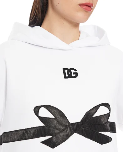 Dolce&Gabbana Худі з вишитим логотипом - Артикул: F9S94Z-GDC6D