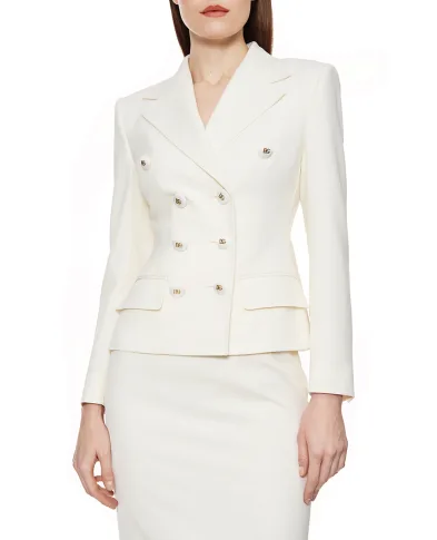 Dolce&Gabbana Двобортний твідовий піджак із вовни - Артикул: F27ACT-FUBGC