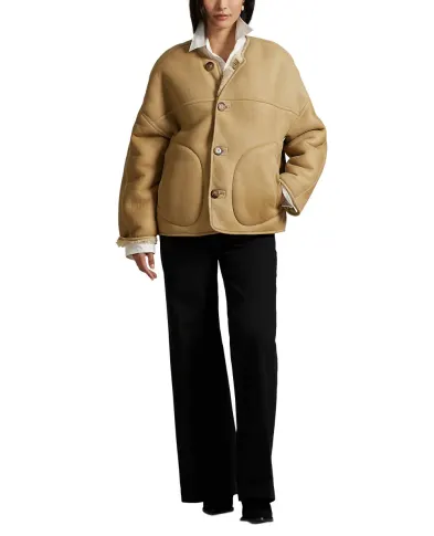 Polo Ralph Lauren Двусторонняя куртка с подкладкой из овчины - Артикул: 211978199001