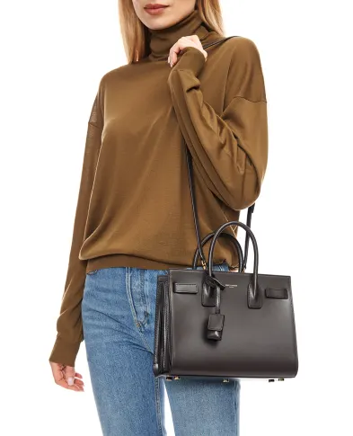 Saint Laurent Сумка Sac De Jour baby з телячої шкіри - Артикул: 421863-02G9W