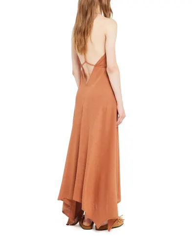 Alanui Сукня з льону з черепашкою - Артикул: LWHI048R26KNI0017373