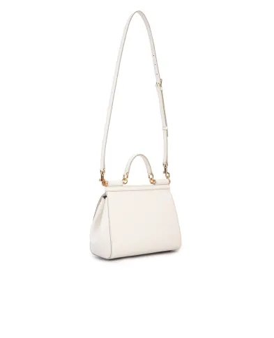 Dolce&Gabbana Кожаная сумка Sicily Large - Артикул: BB6002-B1001