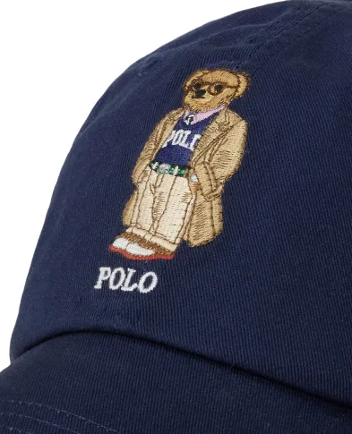 Polo Ralph Lauren Бейсболка з вишитим Polo Bear - Артикул: 710972684001