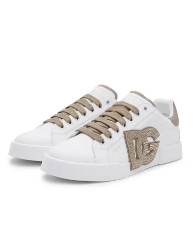Dolce&Gabbana Кросівки Light Strobel зі шкіри - Артикул: CK2341-AI411