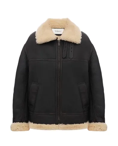 Saint Laurent Дубленка - Артикул: 800896-YCOW2