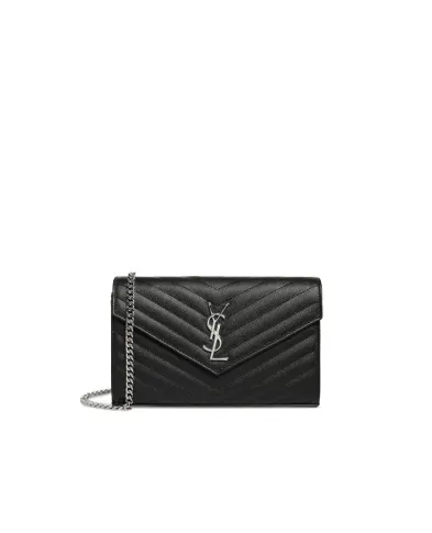 Saint Laurent Шкіряна сумка Cassandre Chain Wallet - Артикул: 377828-BOW02