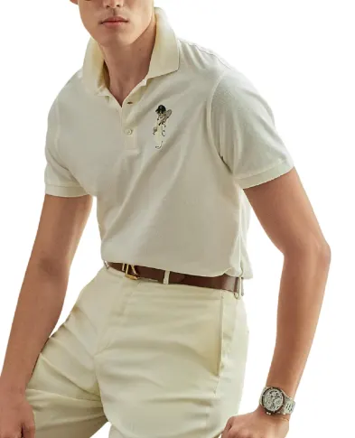 Ralph Lauren Purple Label Поло с вышивкой - Артикул: 790961156001