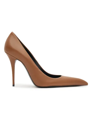 Saint Laurent Кожаные лодочки Élysée - Артикул: 833447-AADF0