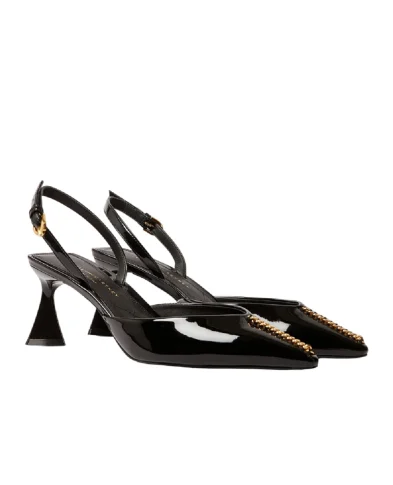 Stella McCartney Туфли-слингбэки Elsa лакированные - Артикул: 810604AP0AP0