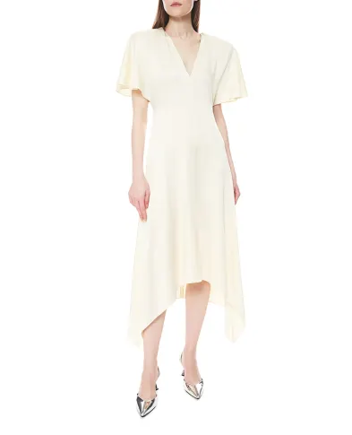 Stella McCartney Сукня атласна міді - Артикул: 6A06573FU302