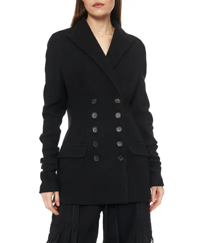 Dolce&Gabbana Жакет двобортний з вовни - Артикул: F27HDT-HU2BB