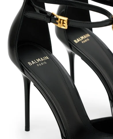 Balmain Шкіряні лаковані туфлі Sync - Артикул: FN1UA152LPAT