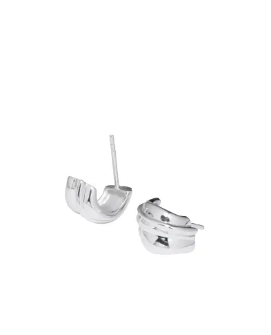 Completedworks Серьги из переработанного серебра - Артикул: R2224-silver