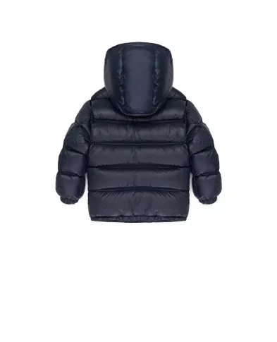 Dolce&Gabbana Дитячий пуховик з монограмою логотипу - Артикул: L4JB6F-FUS3Y-S