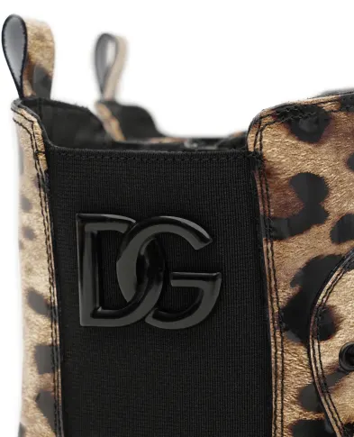 Dolce&Gabbana Дитячі черевики з глянсової шкіри - Артикул: D11360-AM568-M