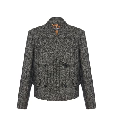 Dolce&Gabbana Двубортный жакет из шерсти - Артикул: F27FXT-FRZAN