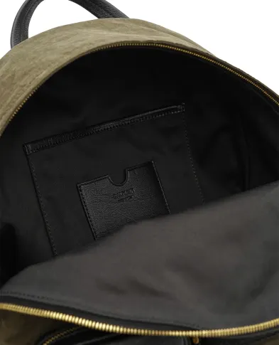 Balmain Рюкзак Pulse з телячої шкіри та нейлону - Артикул: GM1GE276TNRO