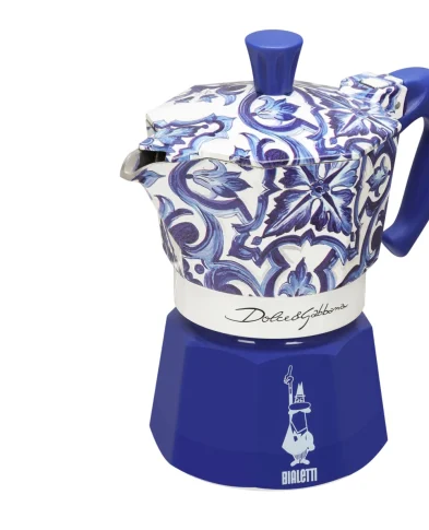Dolce&Gabbana Гейзерная Кофеварка Moka Express Bialetti - Артикул: TCCE14-TCAEF