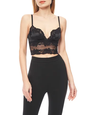 Dolce&Gabbana Топ из кружева и атласа - Артикул: O7A33T-ON07V