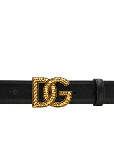 Dolce&Gabbana Ремінь Рlonge зі шкіри - Артикул: BE1663-AV956