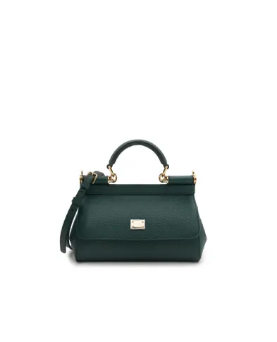 Dolce&Gabbana Шкіряна сумка Sicily Small - Артикул: BB7116-B1001