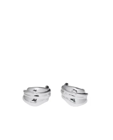 Completedworks Серьги из переработанного серебра - Артикул: R2224-silver