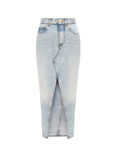 Balmain Джинсовая юбка - Артикул: EF1LD460DF23