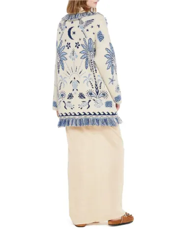 Alanui Кардиган із вовни та бавовни - Артикул: LWHB064R26KNI003OF45