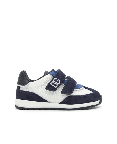 Dolce&Gabbana Детские кроссовки DG Cushion из текстиля и замши - Артикул: DN0229-AY128