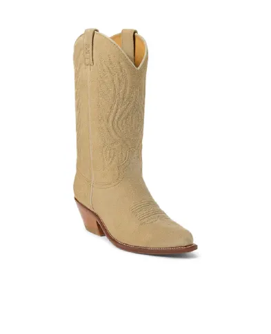 Ralph Lauren Collection Ковбойские сапоги Chilton из замши - Артикул: 800962356002