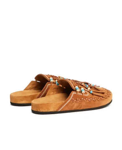 Alanui Мюли из телячьей замши - Артикул: LWIJ006R26LEA0016000