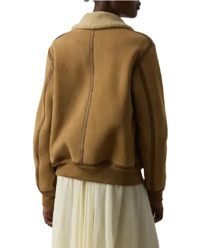 Ralph Lauren Collection Дубленка Morrison из замши и овчины - Артикул: 290P01983001