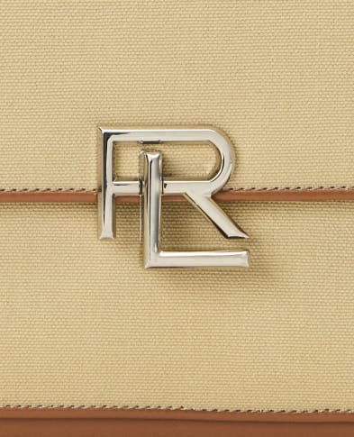 Ralph Lauren Collection Сумка-кроссбоди из холста и кожи - Артикул: 435968250001