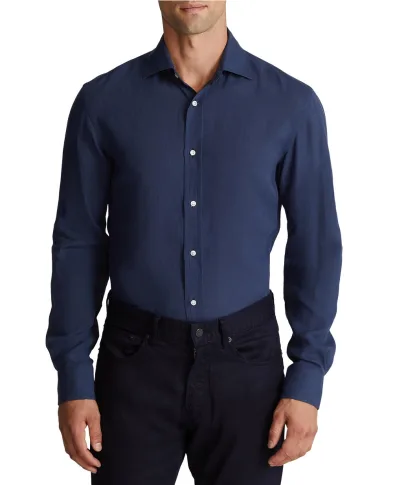 Ralph Lauren Purple Label Льняная рубашка - Артикул: 790587253007