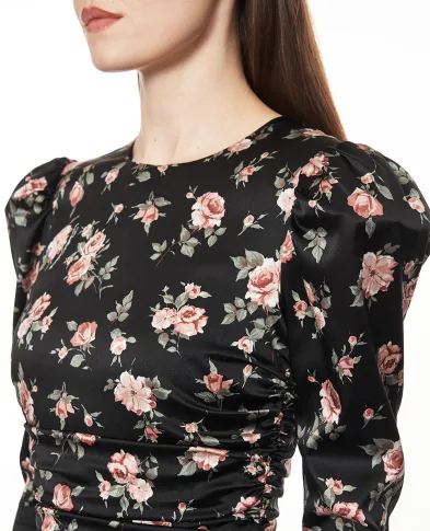 Dolce&Gabbana Платье с принтом из шёлка - Артикул: F60G3T-FSA8H