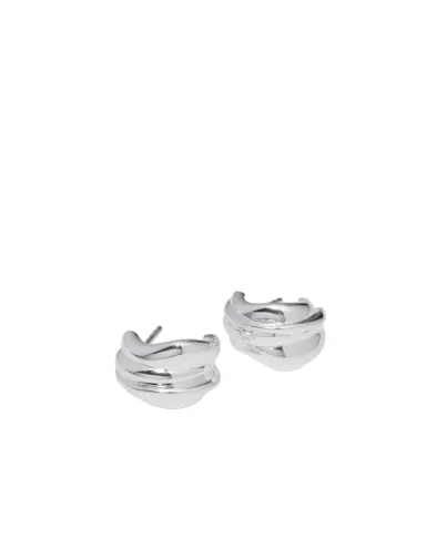 Completedworks Серьги из переработанного серебра - Артикул: R2224-silver