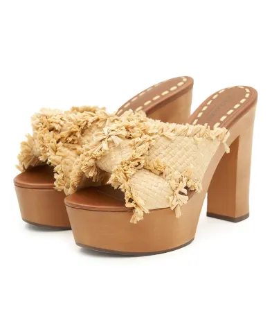 Dolce&Gabbana Босоніжки з рафії - Артикул: CZ0325-AM441