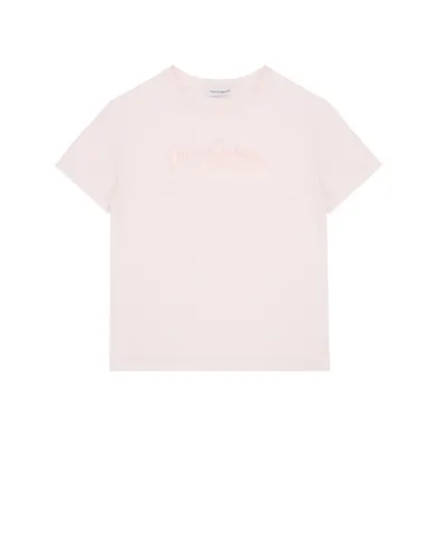 Dolce&Gabbana Дитяча футболка з вишивкою - Артикул: L5JTNK-G7PYF-S