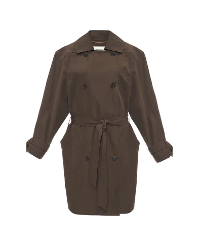 Saint Laurent Тренч двубортный - Артикул: 849613-YZ9FL