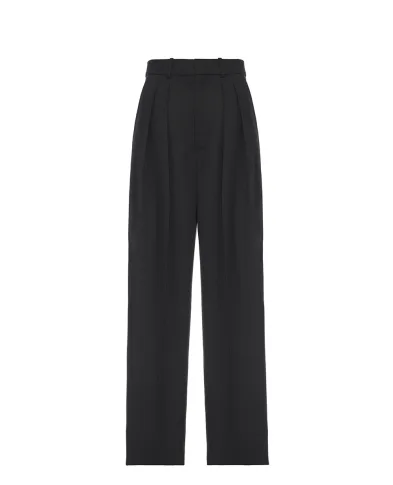 Saint Laurent Шерстяные брюки - Артикул: 834634-Y5K32